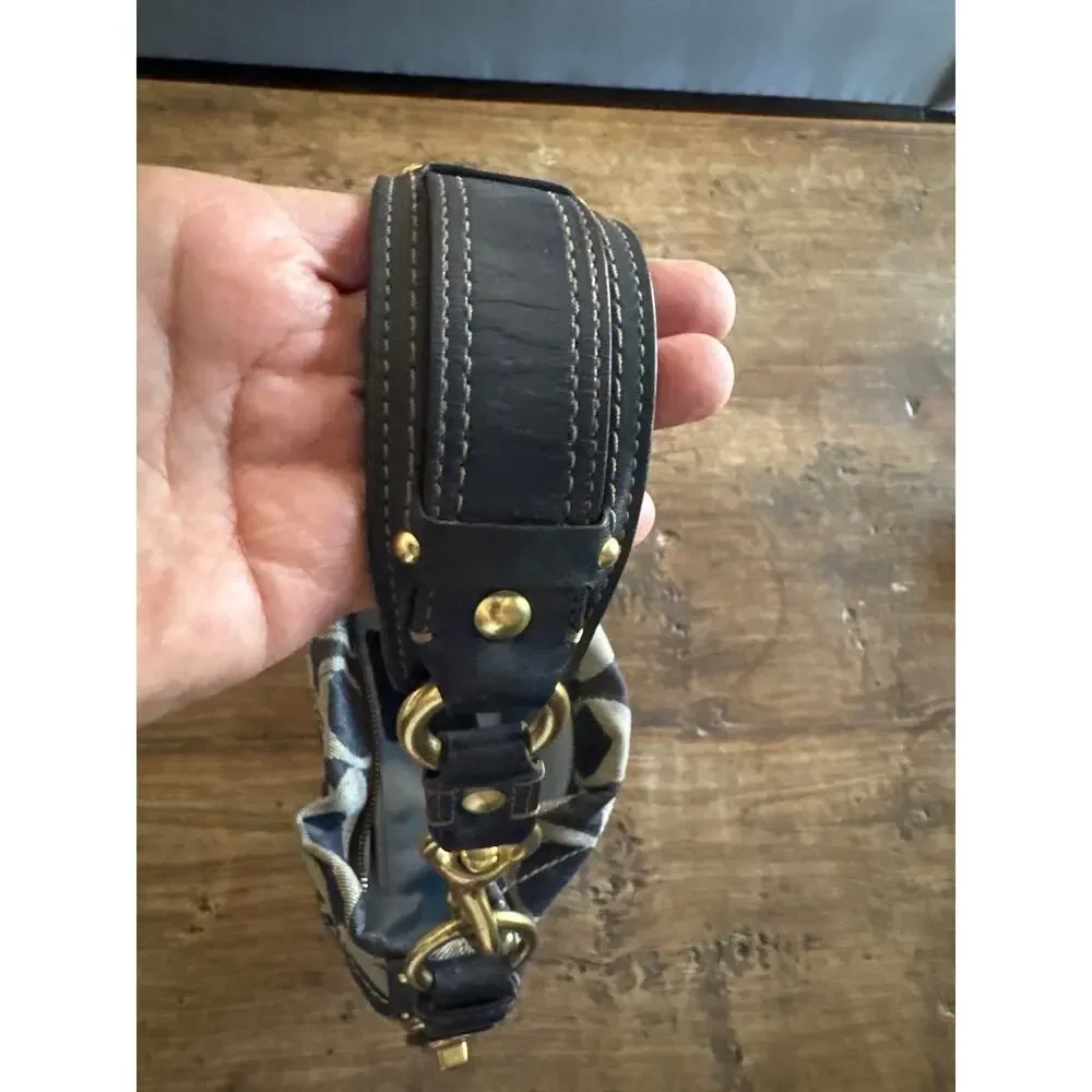 Coach denim monogrammed